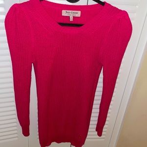 Juicy Couture Bright Pink Sweater